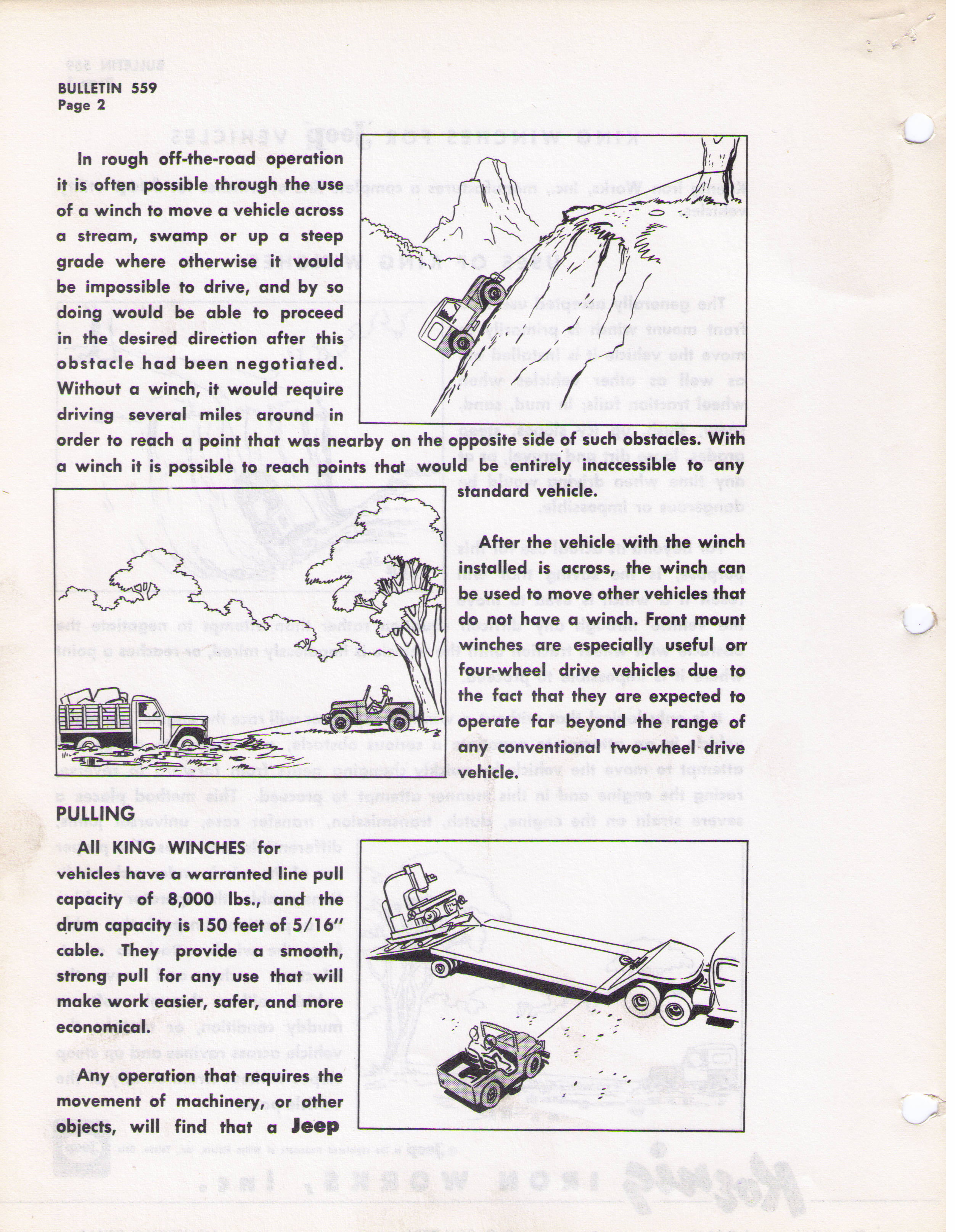 Koenig Uses of King Winches Jeep Willys World