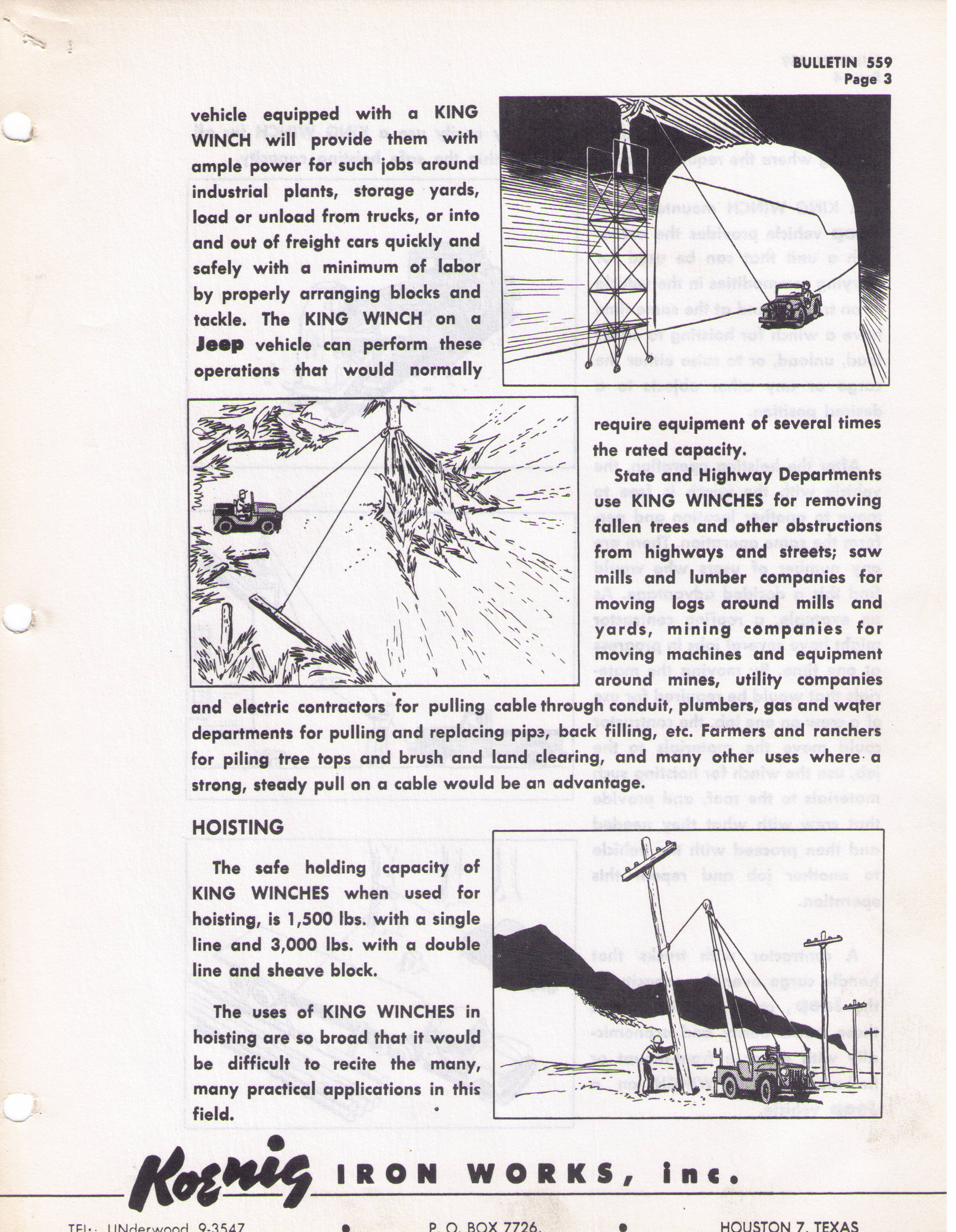 Koenig Uses of King Winches Jeep Willys World